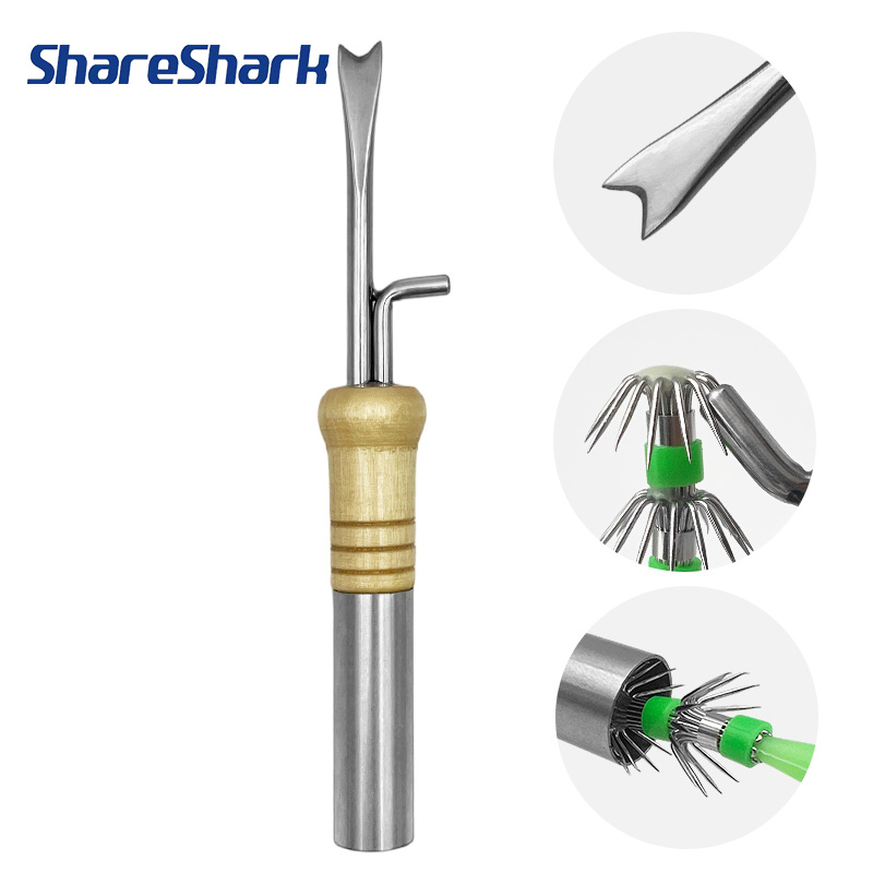 Fishing Hook Stainless Steel - أداة شيرشارك متعددة الوظائف لتصحيح خطاف
