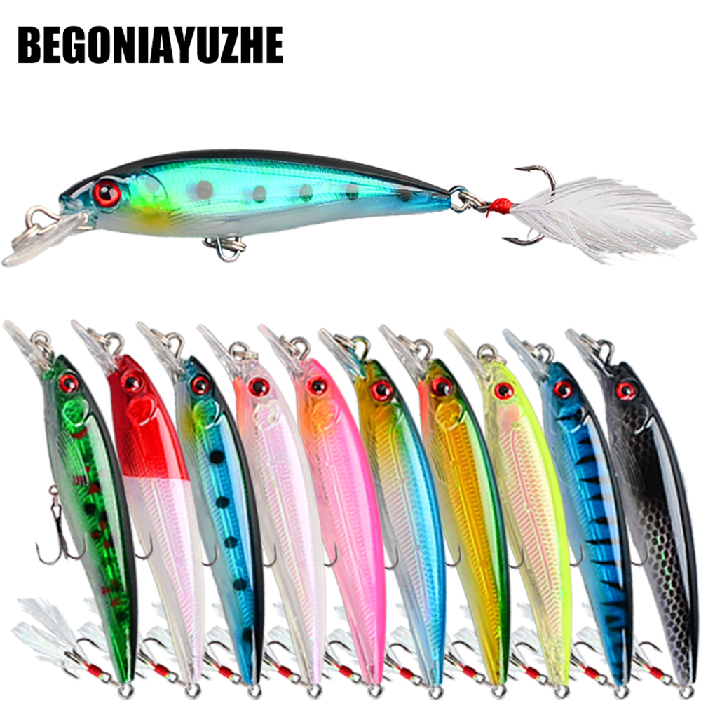مجموعة من 10 طعوم صيد السمك ال - مراجعة Fishing Hook Treble وسعره