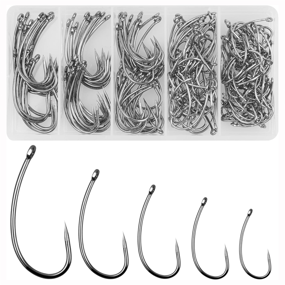 طقم خطافات لصيد الشحناء ، ساق  - مراجعة Fishing Hook Circle وسعره