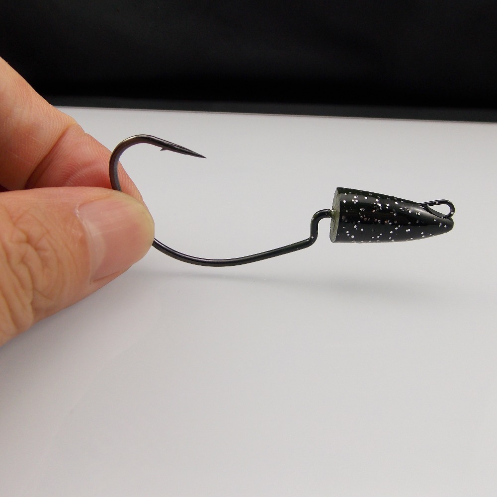 ESFISHING-خطاف فولاذي عالي الق - مراجعة Fishing Hook Offset وسعره