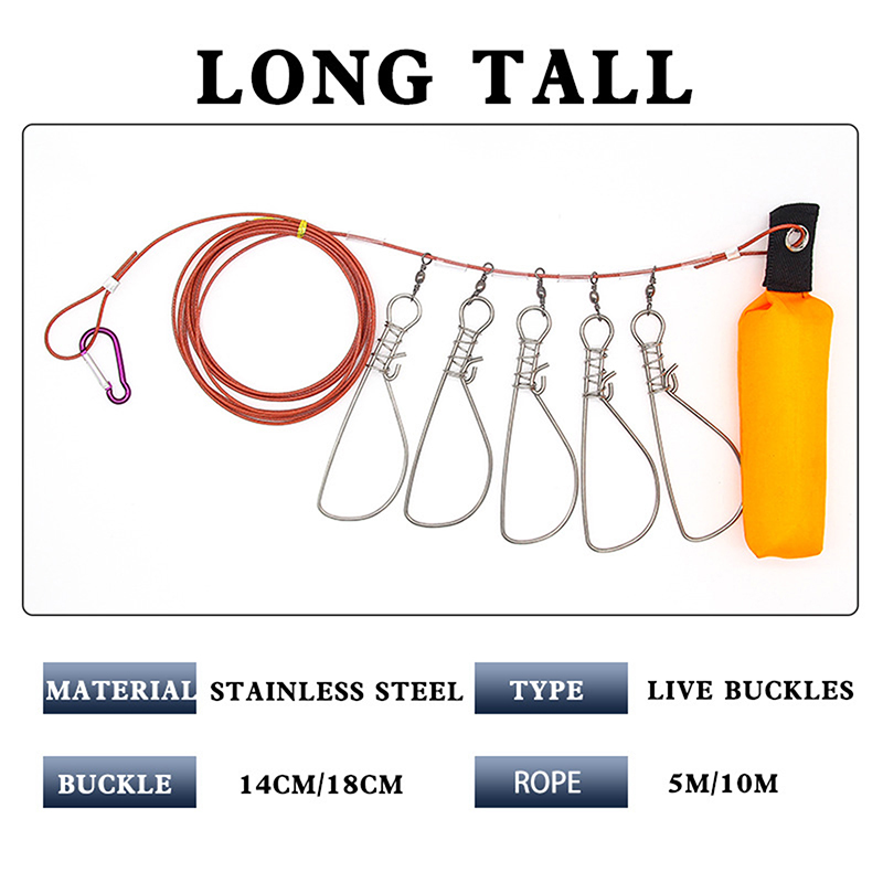 جديد【قفل صيد من الفولاذ المقاو - مراجعة Fishing Hook Stainless Steel وسعره