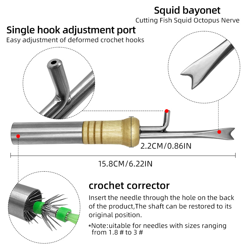 أداة شيرشارك متعددة الوظائف لت - مراجعة Fishing Hook Stainless Steel وسعره